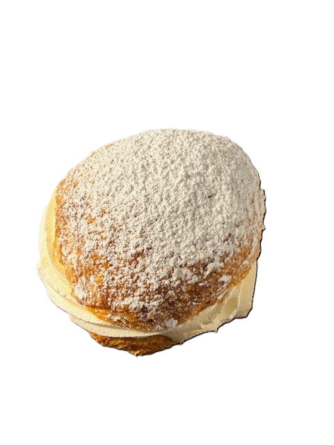 Fastelavnsbolle m/ fløde, creme og sveske