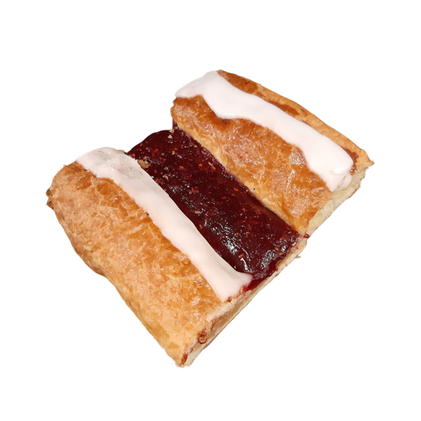 Overskåren m/syltetøj